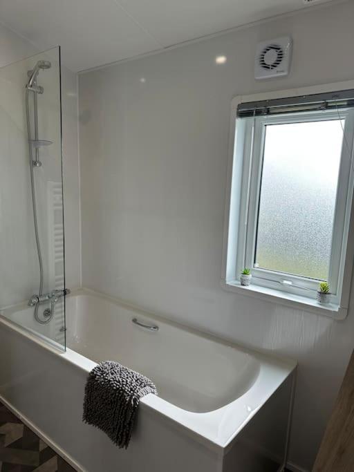 Modern Lodge With Amazing Views New Quay Exterior foto